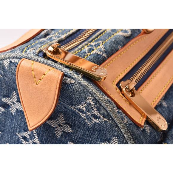 Tote  Monogram Denim Neo Speedy Blue - Picture 3 of 8